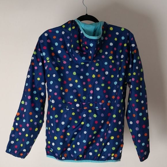 Lands' End Kids jacket winter hoodie waterproof sz L sport multicolor - Picture 8 of 10